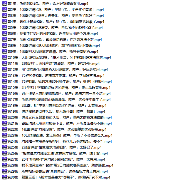 主力行为学